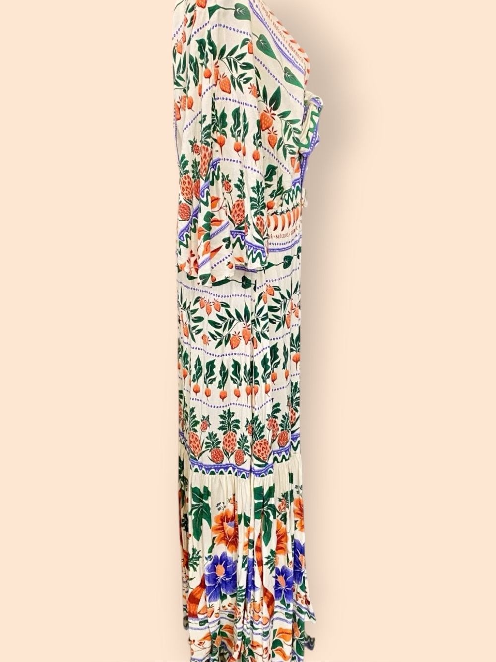 FARM Rio V-Neckline Kaftan Maxi Cutouts Dress Size Small - Picture 7 of 14